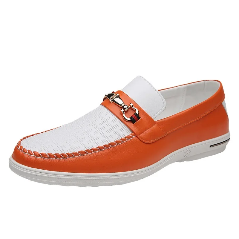 Mocassins masculinos nova primavera outono moda sapatos masculinos marca clássica de alta qualidade couro confortável unidade sapatos barco homem sapatos casuais