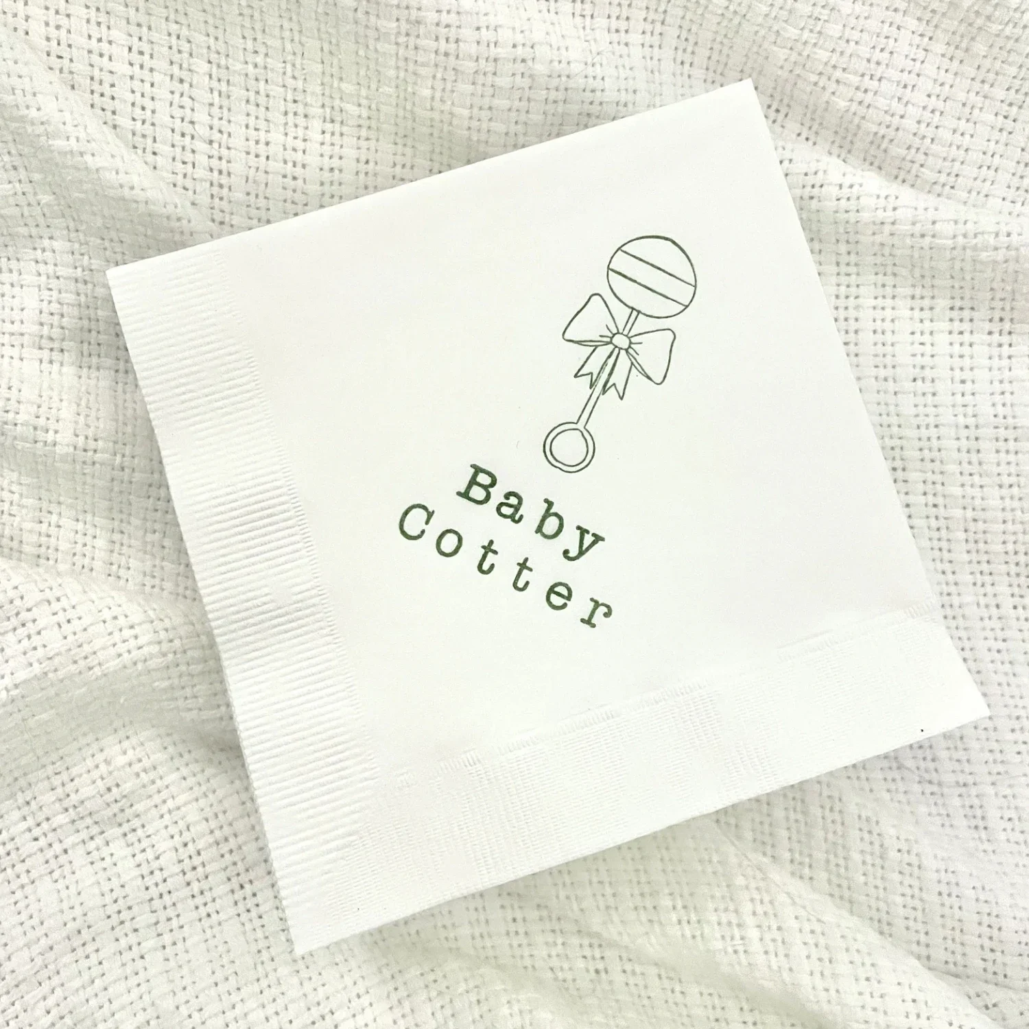 

Personalized Paper Napkins for Wedding Custom Napkin of Cocktail Disposable Paper for Cocktail Party Baby Shower Event Pet Party