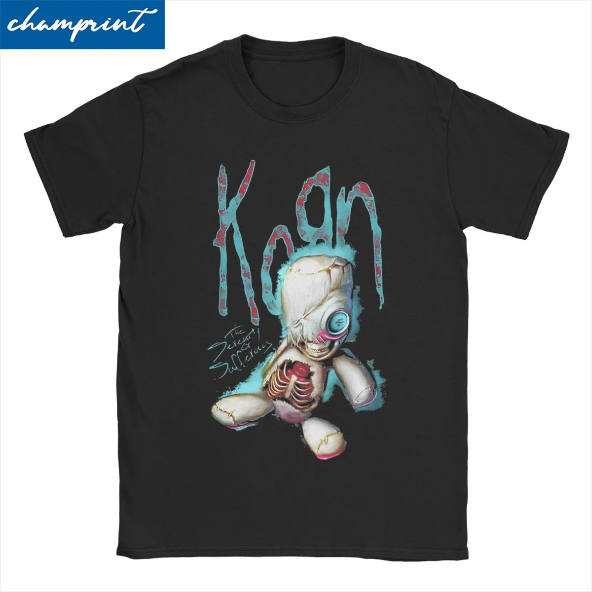 Nu Metal Rag Doll Korn Men Women T Shirt Band Neidermeyers Awesome Tees Short Sleeve Crew Neck T-Shirt Cotton Printing Clothes