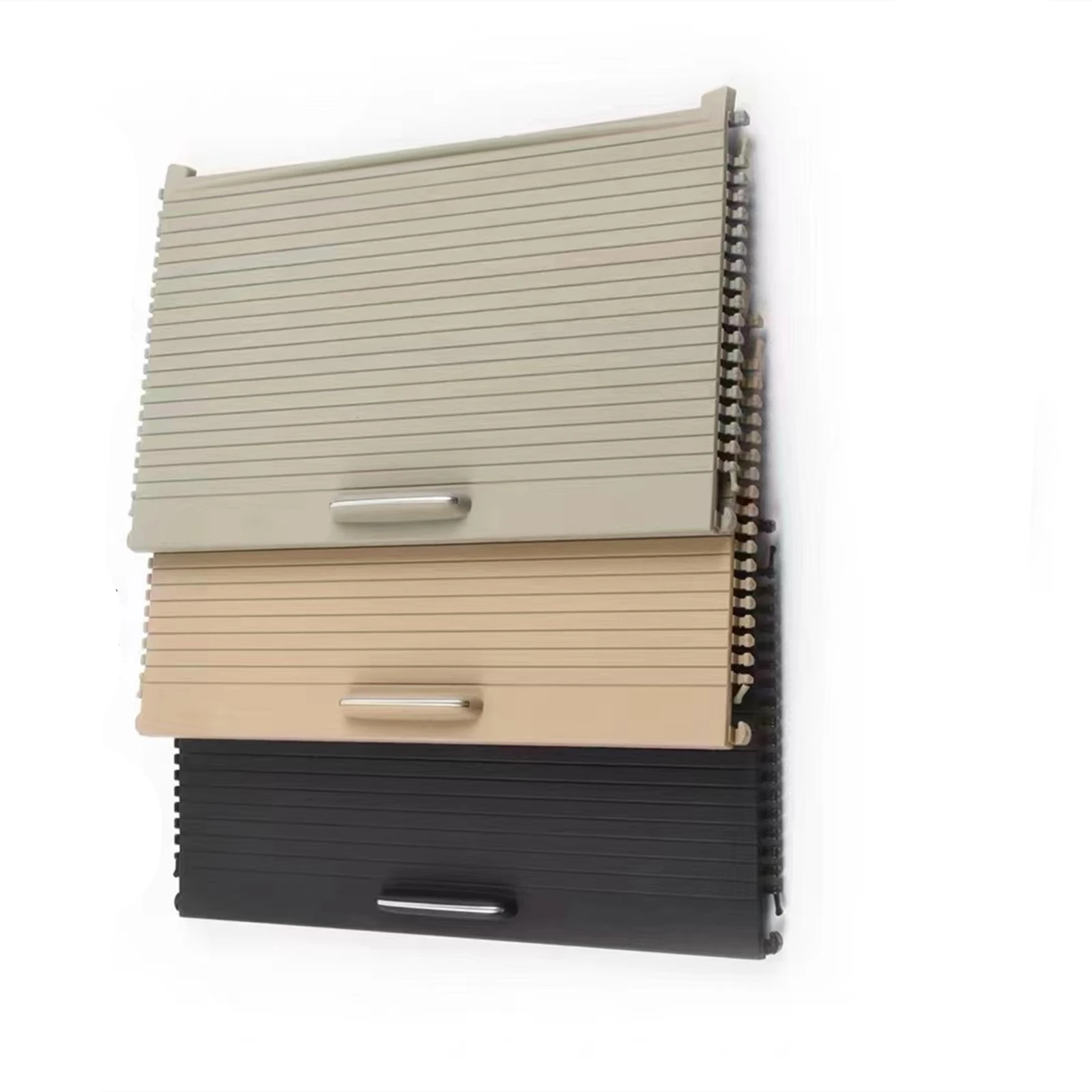 

Interior Rear Center Water Holder Row Slide Roller Cover Drink Panel Blind Louver For Mercedes Benz Coupe W204 W207