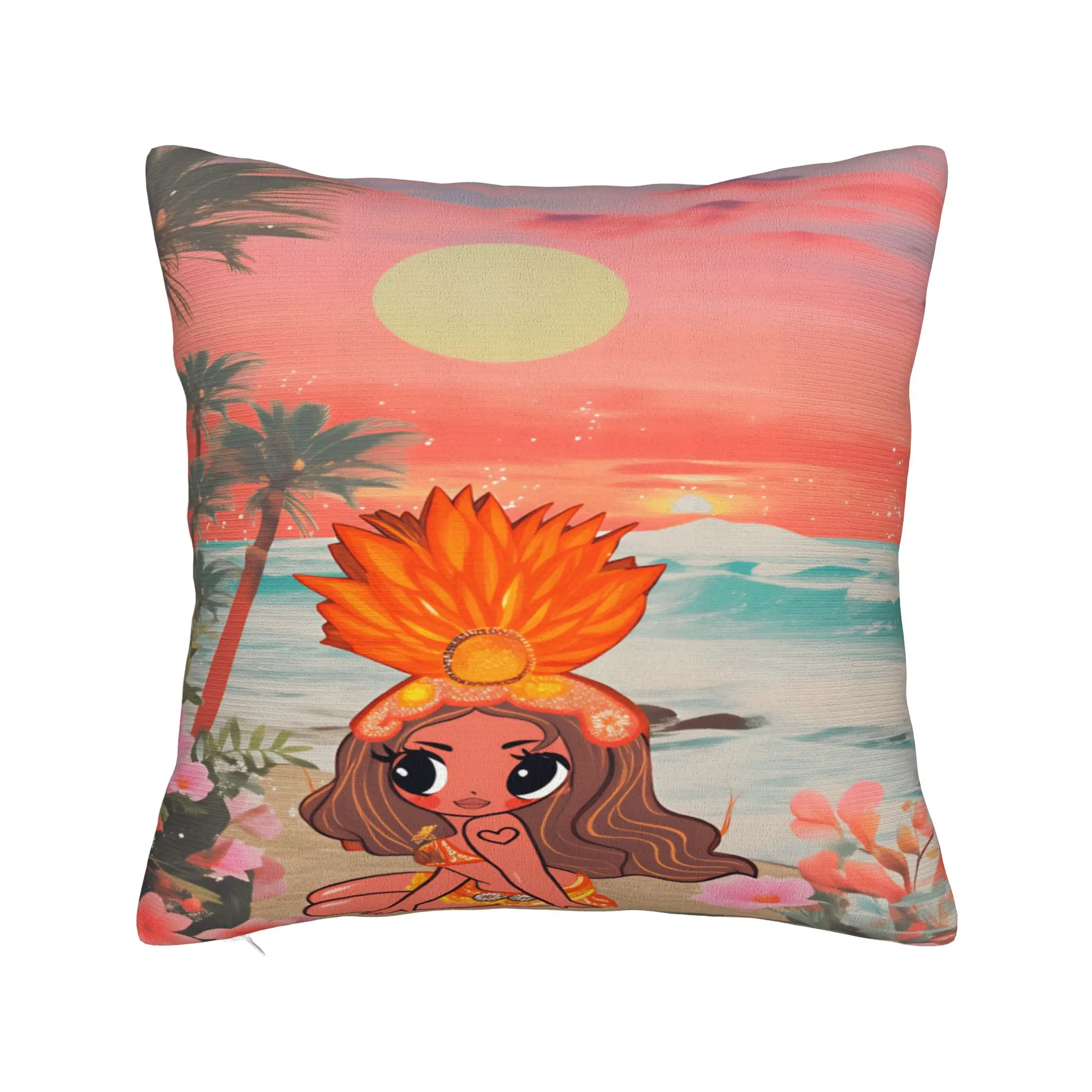 Pillow Cover KAROL G Tropicoqueta  Funny Pillow Case For Chair Sofa Home Decor Pillowcases