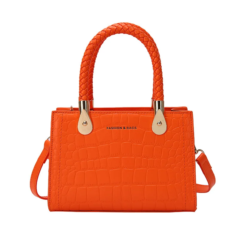 2023 New Fashion Large Capacity Crocodile Pattern Handheld Bag Simple One Shoulder Women's Bag Versatile Crossbody Bag