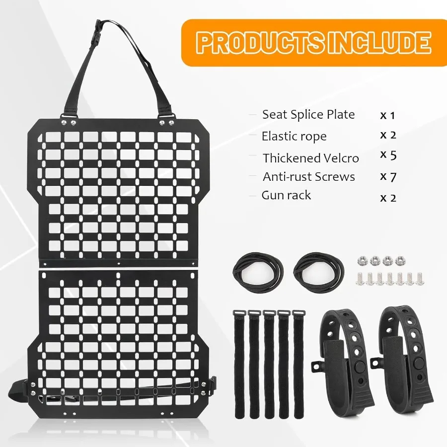 Universeller Molle-Panel-Organizer mit Sitzlehne und Pistolenhalter