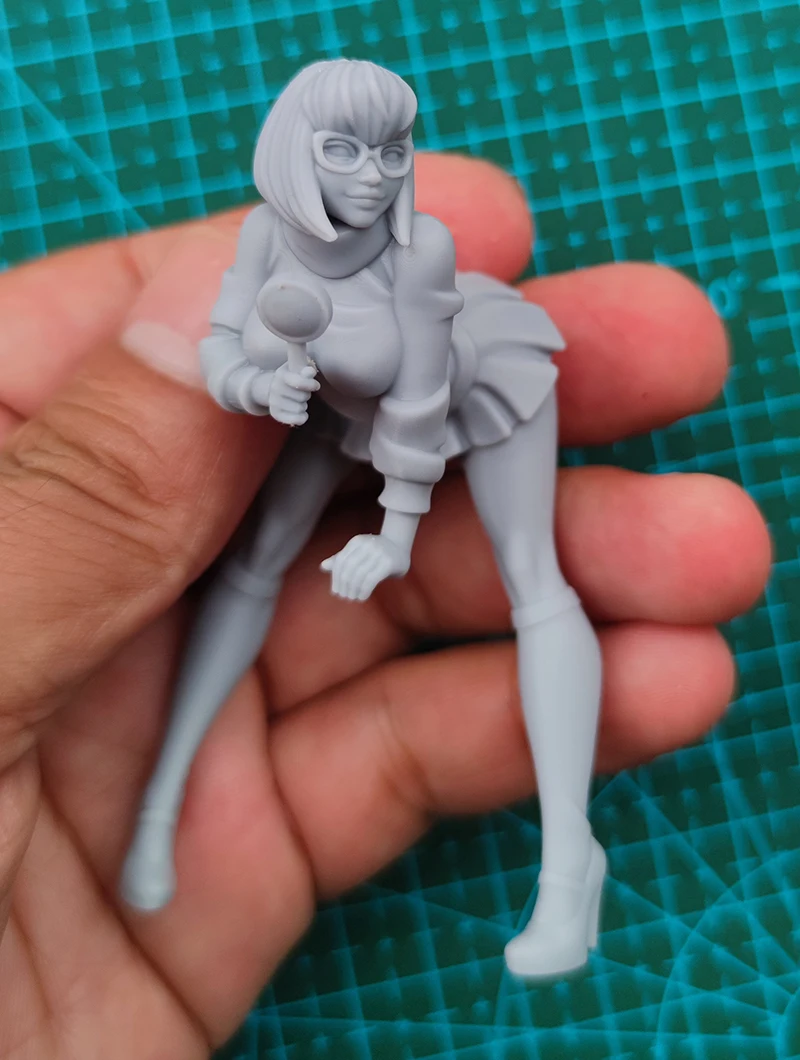 1/24 60mm  1/18 80mm Resin Model Kits Lovely Sexy Girl Unpainted No Color RW-470