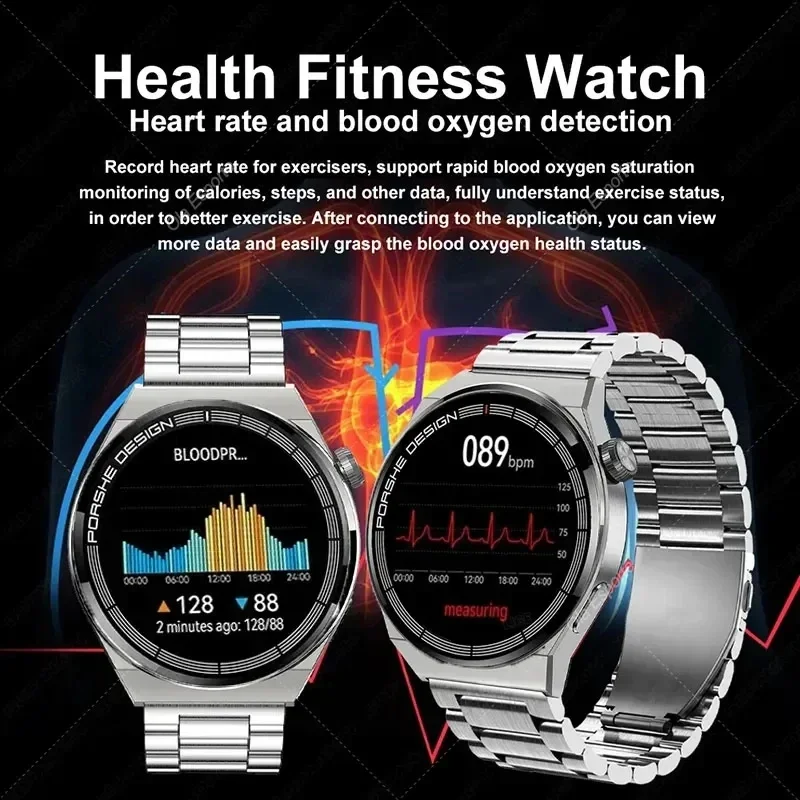 2023 New Smart Watch Men Women AMOLED 420*420 HD Screen Heart Rate Bluetooth Calls Waterproof SmartWatch For Android IOS