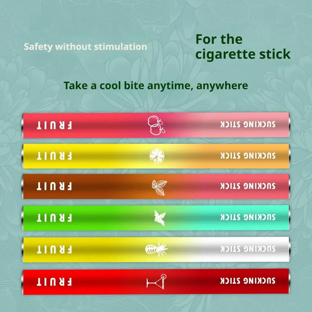 Mint Cigarette Replacement Stick Nicotine Free Smoking Cessation Rod Healthy Fruit Flavor Healthy Assisted Cessation Stick view 2