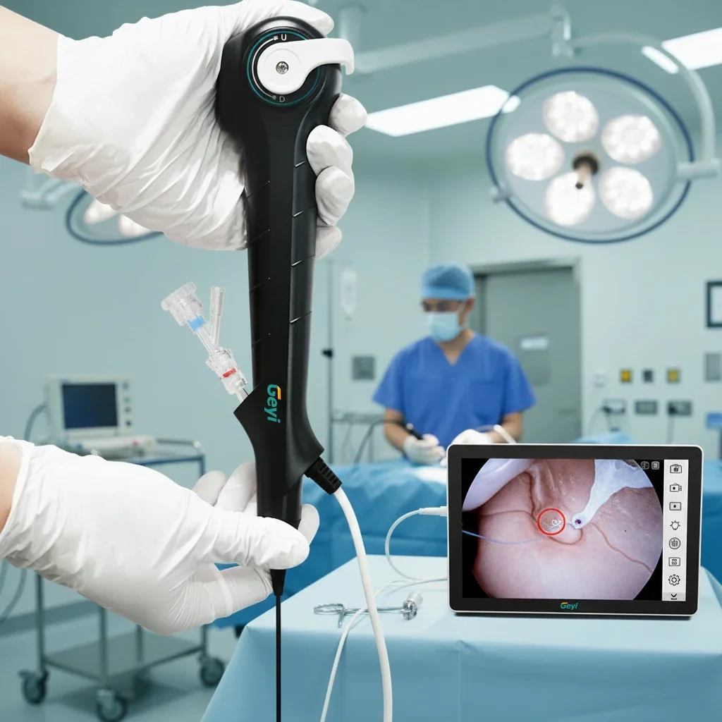 Disposable Digital Soft Mirror Ureteroscope 6.3Fr 7.5Fr 8.4Fr 9.3Fr for Urology