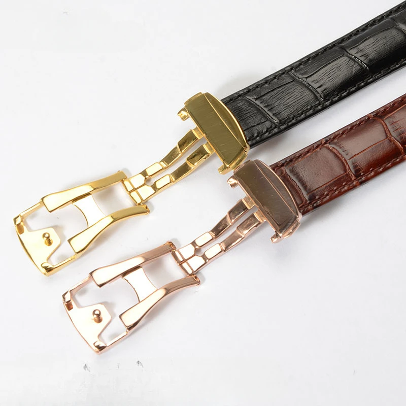 Cinturino con fibbia pieghevole 18mm 20mm 22mm Uomo Donna Universal Sostituisci accessori per orologi con cinturino per Omega Seamaster