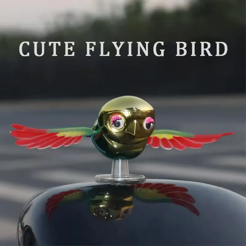 Simulated Flying Birds Ornaments, Wings, Fun Electric Bike Riders, Helmets, Rearview Mirrors, Car Decorations