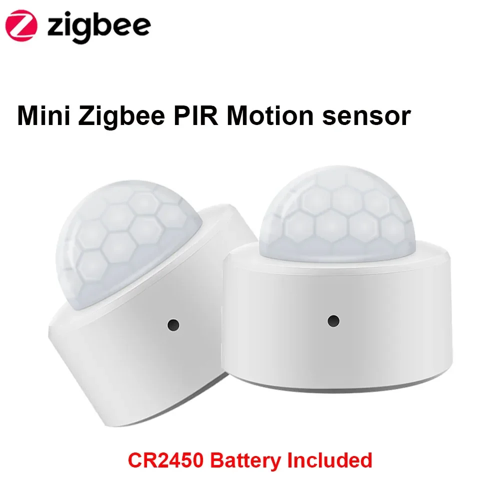 Zigbee Human Motion Sensor Smart Home Mini PIR Bewegingssensor Infrarooddetector Beveiliging Smart Life Werkt met Alexa Gateway