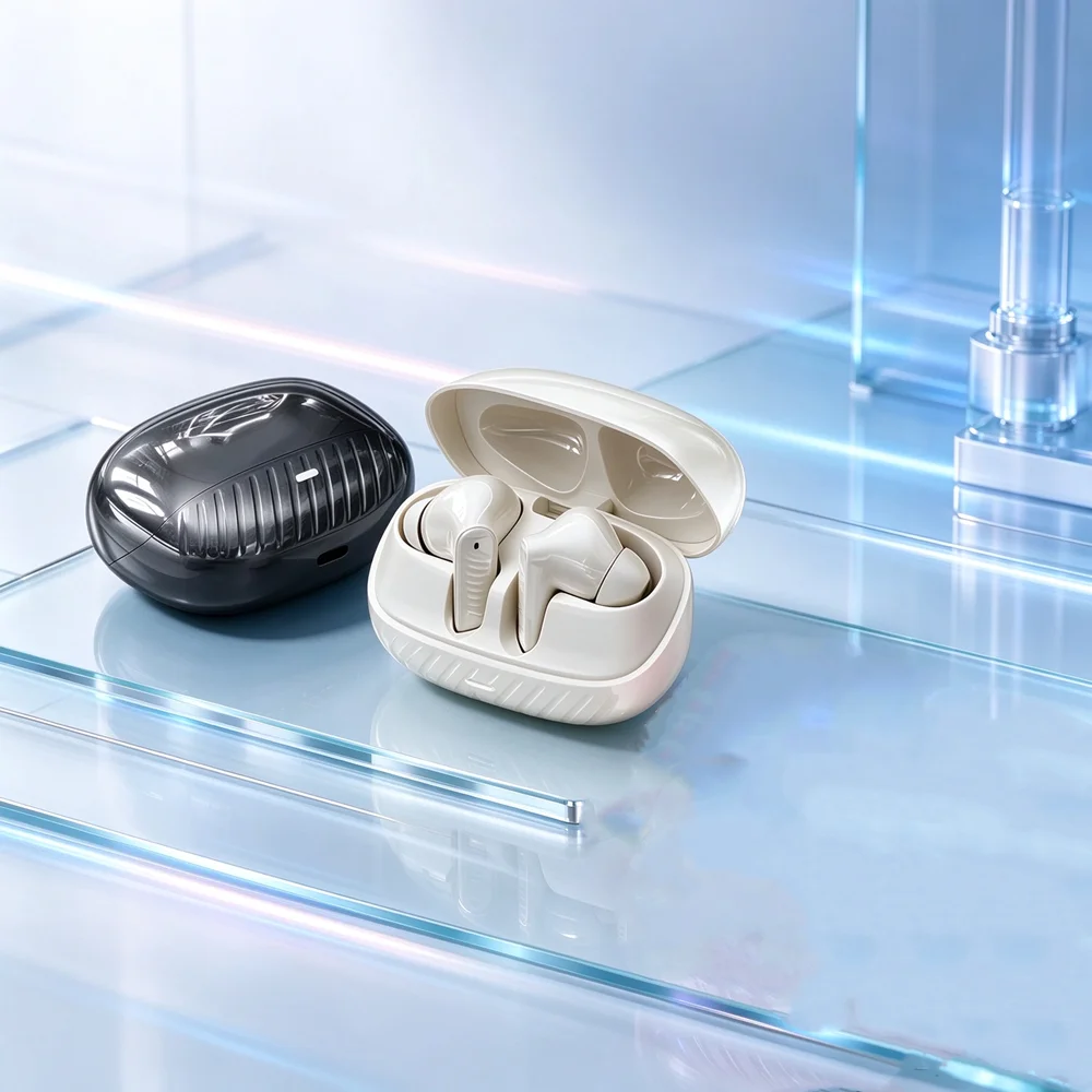 True Wireless Sports Gaming Earphones Waterproof TWS Headset Built-in Balanced Armature Driver Provides Clear HiFi Stereo Sound