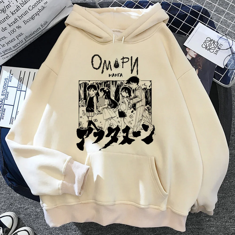 

Omori hoodie manga youthful Y2K modern style casual wear trendy women tracksuits pullover athleisure graphic casual wear