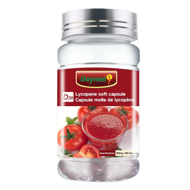 100mg Lycopene Supplement Extract Capsule Organic Rich Tomato Complex Formula Vegan, Non-GMO Gluten-Free, 500mg 100 Caps