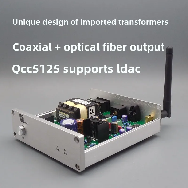 

Hi-Fi Bluetooth 5.1 Receiver Lossless Bluetooth to Optical Coaxial Digital Output APTX HD LDAC