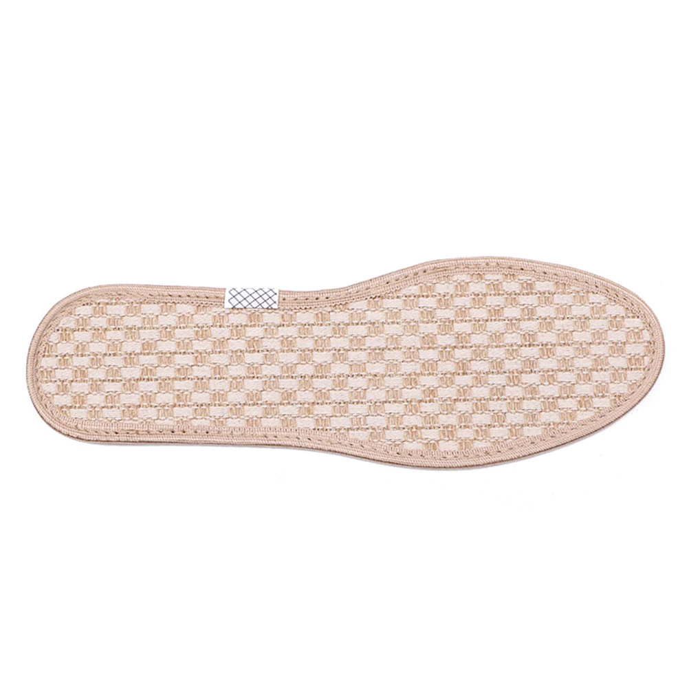 

Deodorant Insoles Sweat Absorbing Shoe Inserts Bamboo Charcoal Linen Shock Absorption Breathable Protection Foot Care Tools