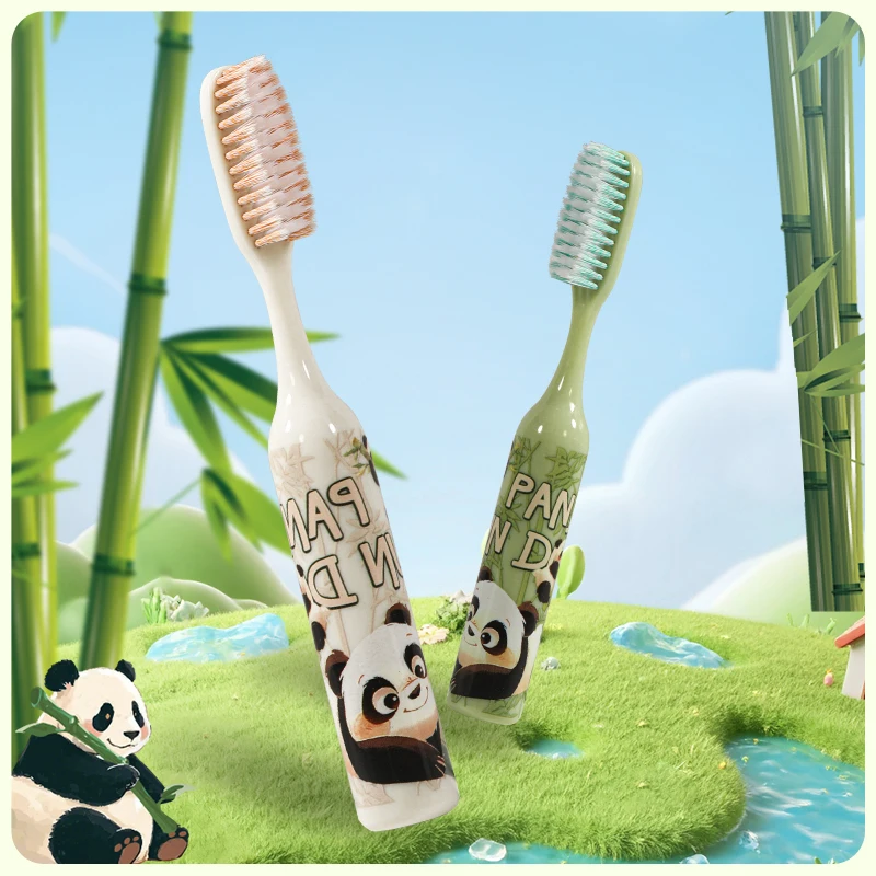 

Высококачественная роскошная зубная щетка с мягкой щетиной, защищающая десны, с тонкими волокнами, обеспечивающими яркую цветовую гамму, для домашнего использования, детская, подарочная.