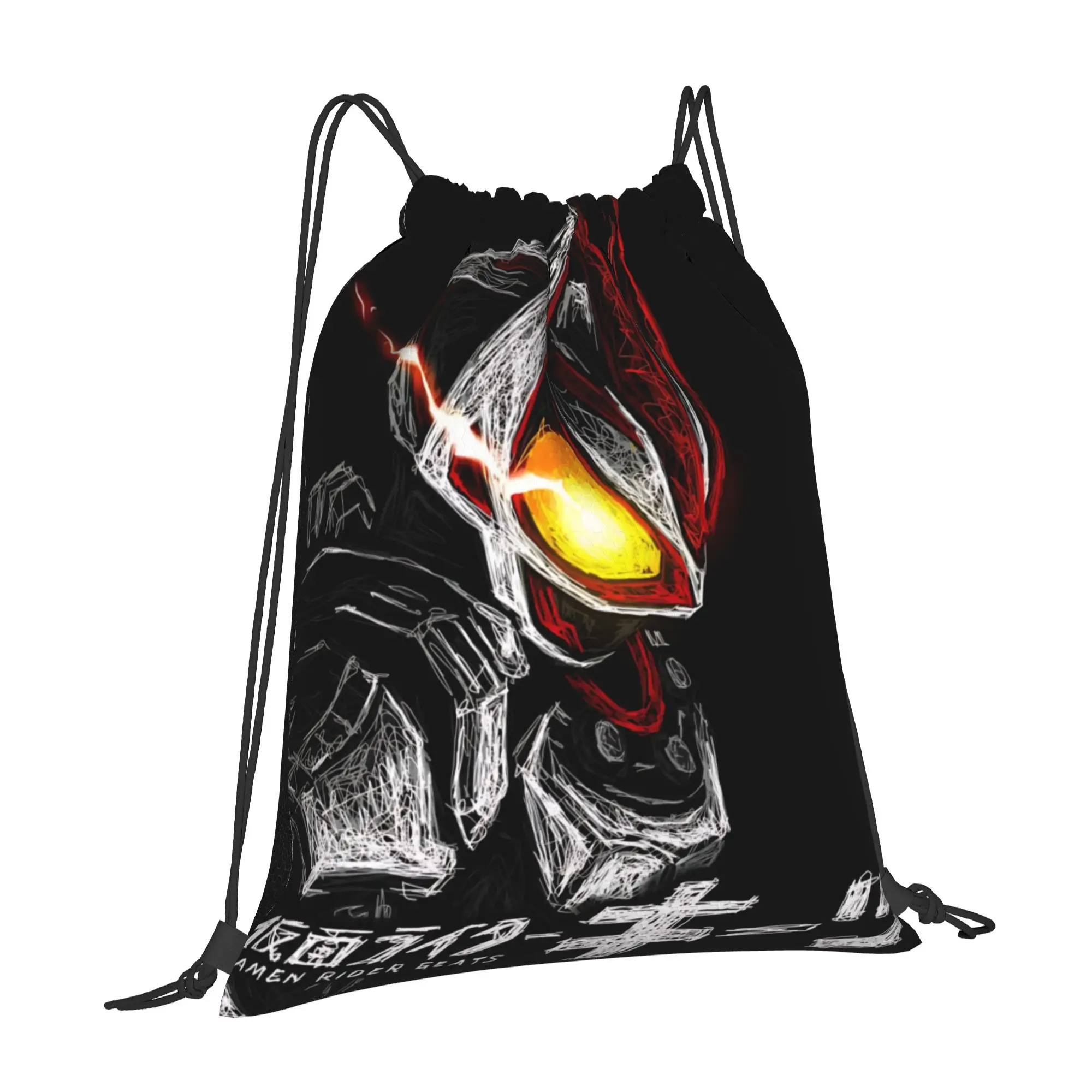 bag Pouch Kamen Rider  Drawstring Bags Shopping Pouch Print Backpack Boy Girls School Shoe Bag