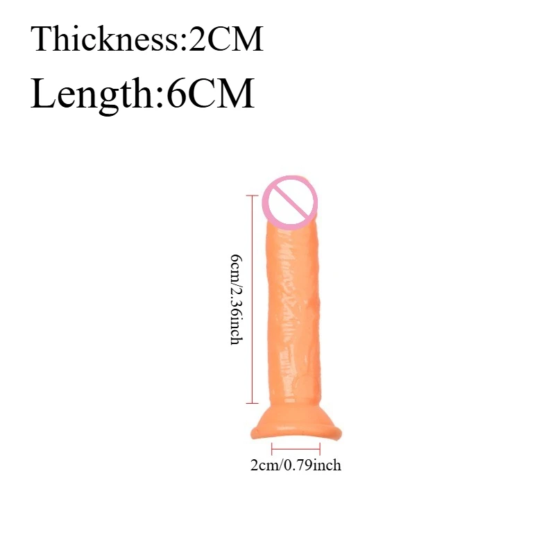 Cheap 5 Colors Small Transparent Dildo Suction Cup Jelly Dick Women Erotic Anal Sex Toys Soft Clitori Vaginal Masturbators Penis view 3