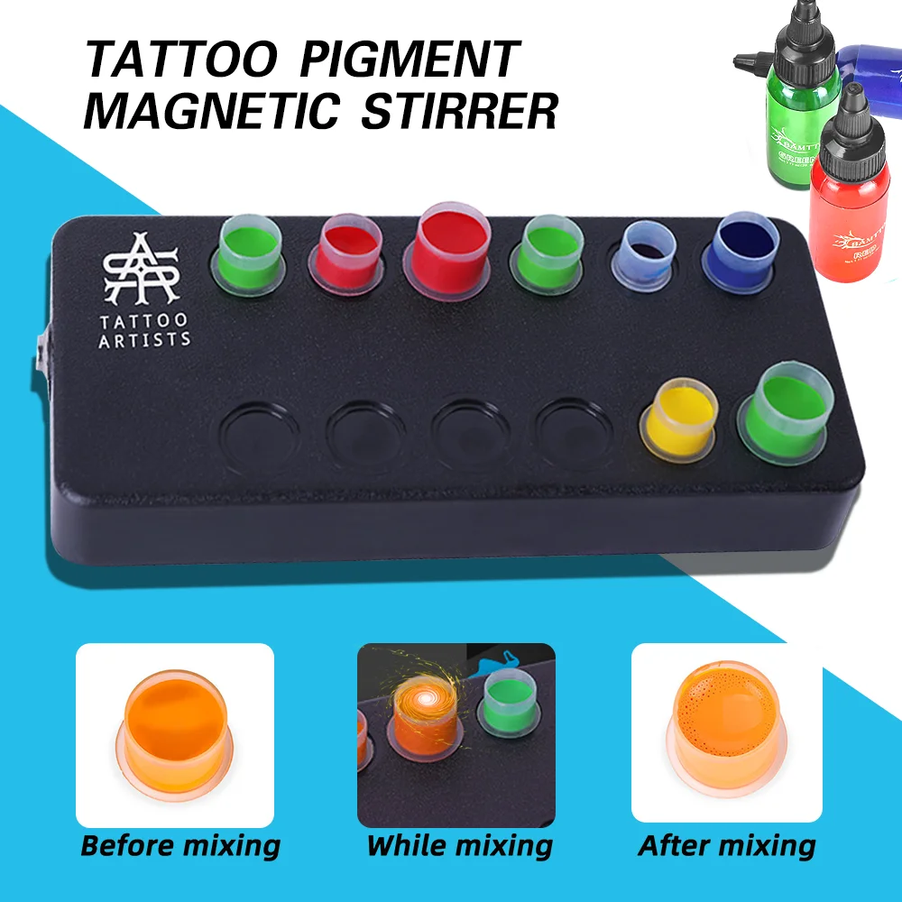 

Professional Tattoo ink Magnetic Stirrer 3D Vortex Mixer Automatic Ink Mixer Machine for Tattoo Artists
