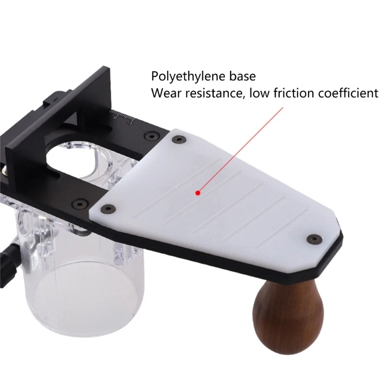 Base enrutador, Base recortadora manual eléctrica para tabla cortador bordes para carpintería, máquina