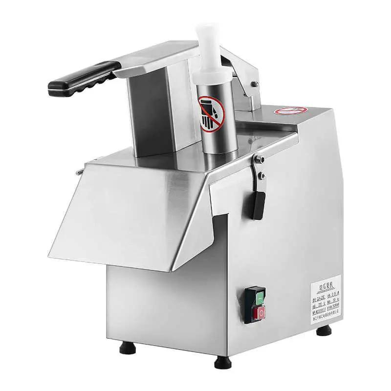 

Commercial Electric Fruit Machine Multifunctional Slicer Stainless Steel Cutting Radish Potatoes Cucumber
