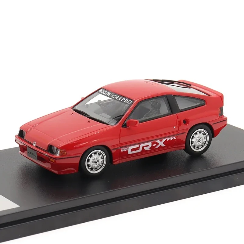 1:43 High Simulation Unlimited CR-X PRO 1984 Resin Car Model WhiteCast Handmade Classic Car Model For Collection