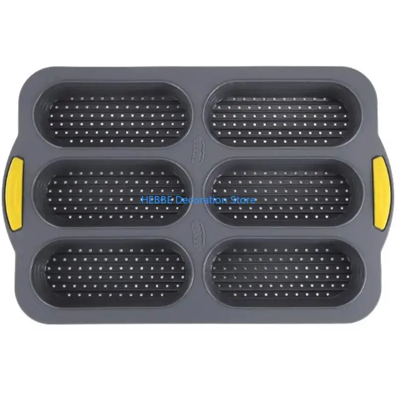 B0KC Durable 6 Unit Maker with Nonstick Coating Effortlessly Baking and Cleaning