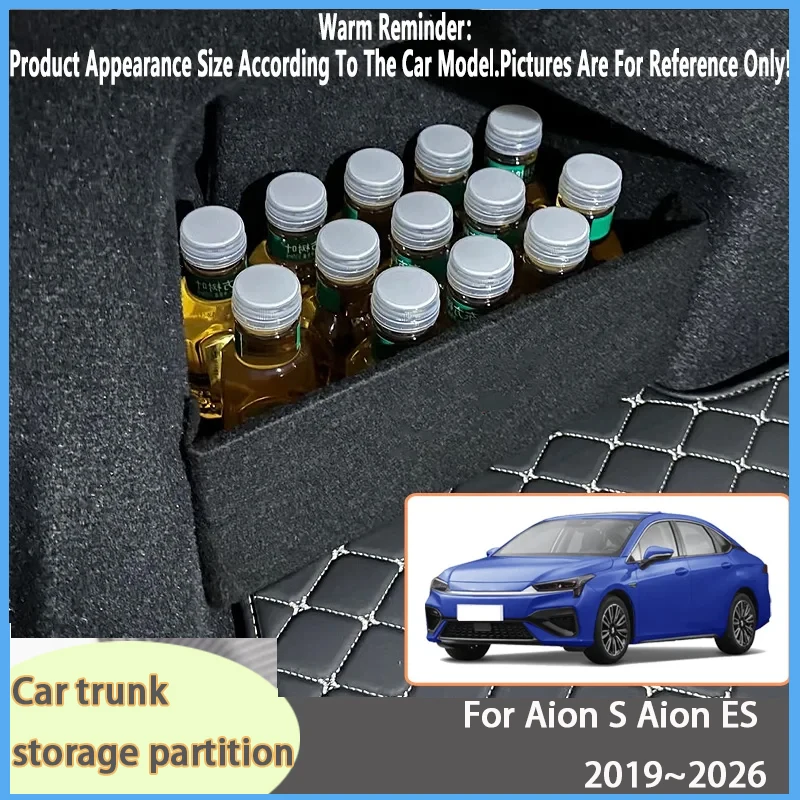 

Auto Accessories For Aion S Aion ES 2019~2026 25 Car Organizer Thickening Trunk Side Partition Trunk Interior Storage Box Parts