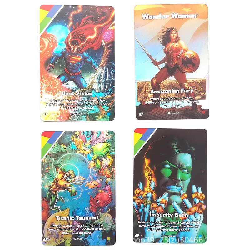 UNO Ultimate Marvel Card Game con 4 carte Foil da collezione, NO Mercy Card Game Character-mazzi a tema e regole speciali