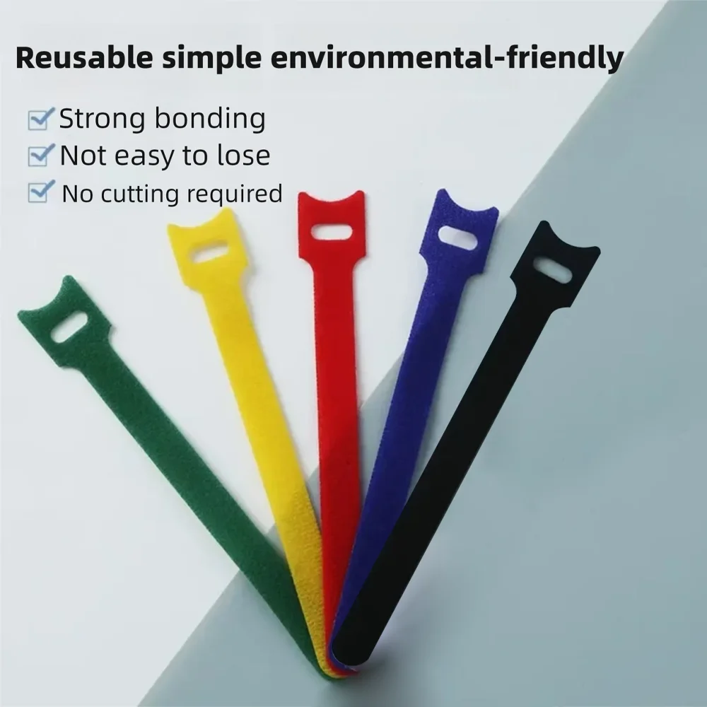 Reusable Zip Ties, Adjustable Rope Ties, Cable Organizers, Adjustable Rope Ties for Organizing Homes, Offices, and Data Centers
