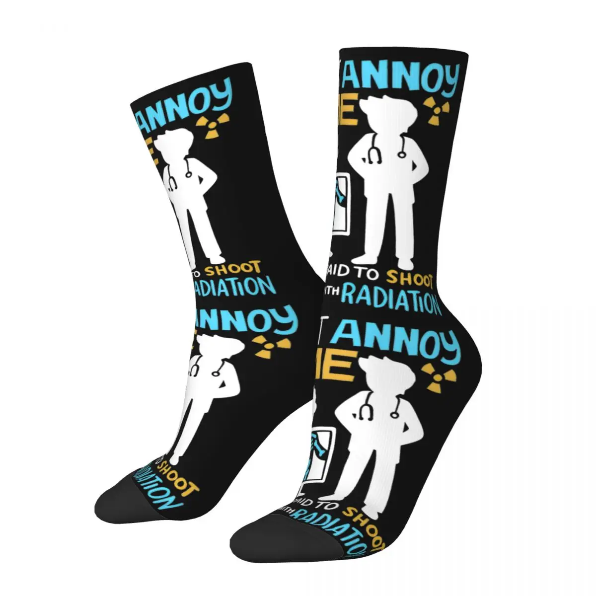 Dont Annoy Me Radiology Radiologist Socks Spring Stockings Kawaii Unisex Men Soft Socks Design Cycling Non Slip Socks