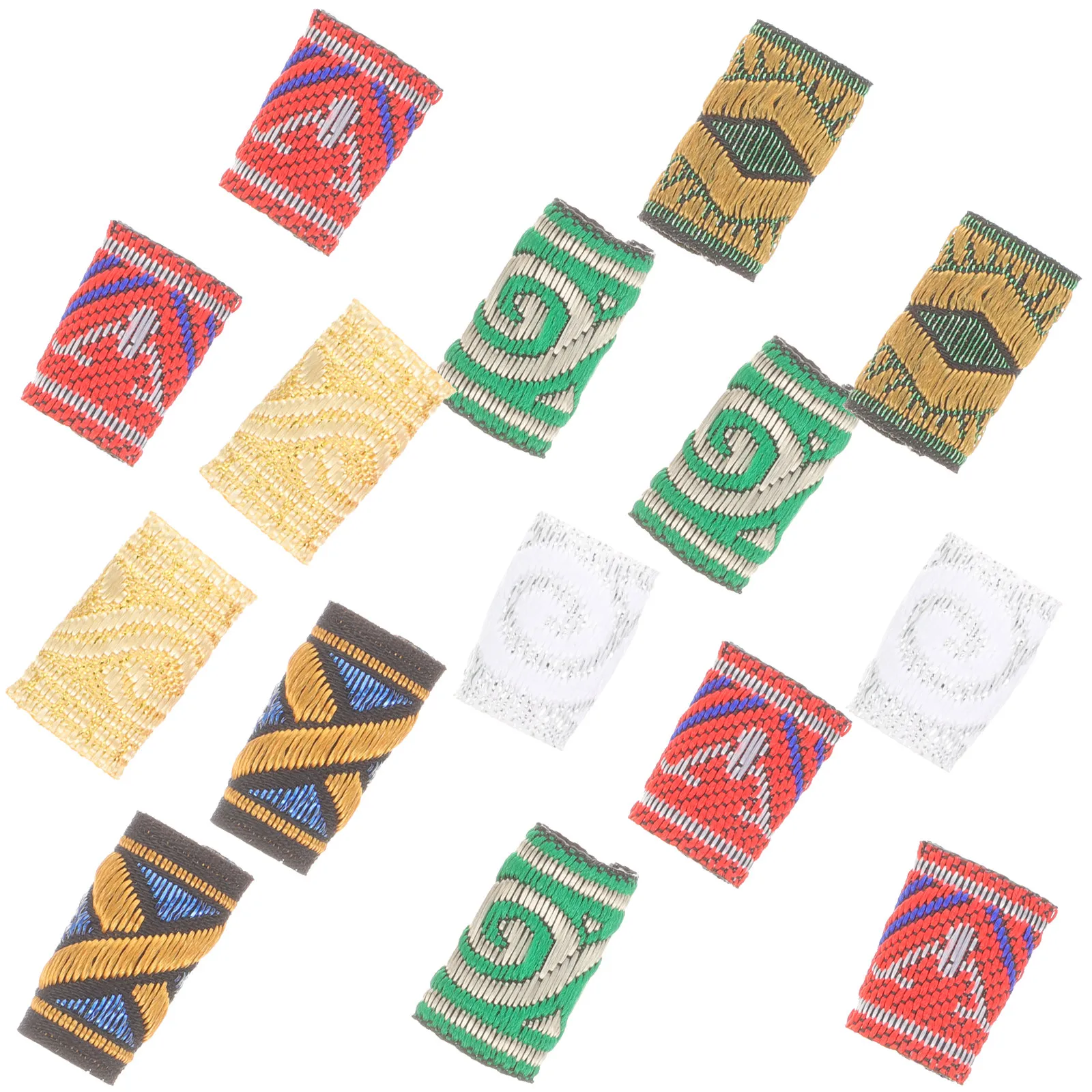 

15Pcs Dirty Braid Hair Rings Stylish Filigree Tubes for Dreadlocks Braided Hairstyles Cool Hair Accessories Gift for Women