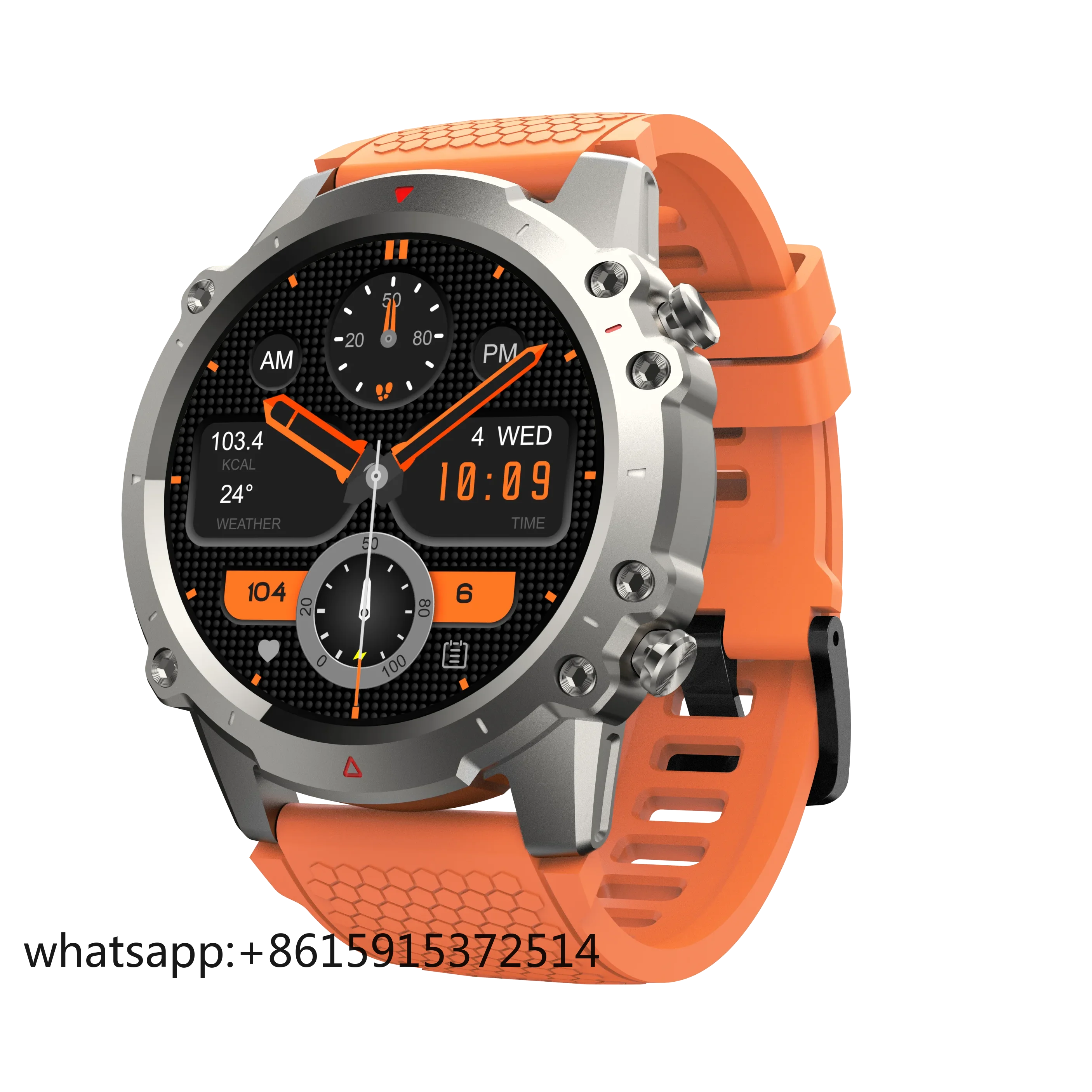 

TLCRETE DM52 1.45 Inch HD Full Touch Screen Watch Smart With Screen 360*360 280 Mah Smartwatch Ip68 Waterproof With Sports Watch