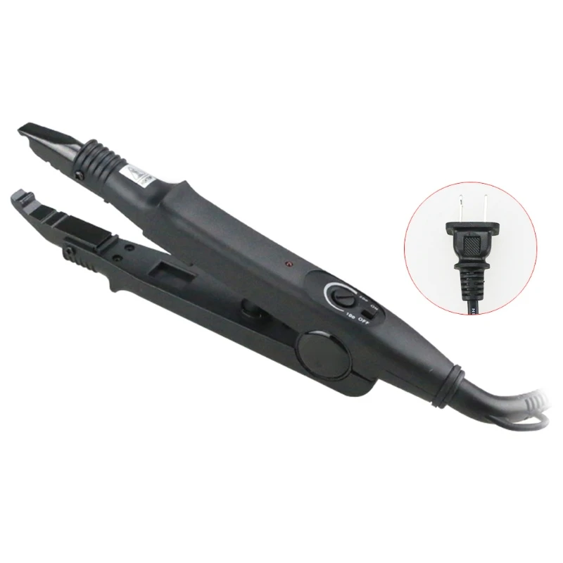 Professional Hair Extension Iron Flat for Fusion Hair Connector Wand Tempe