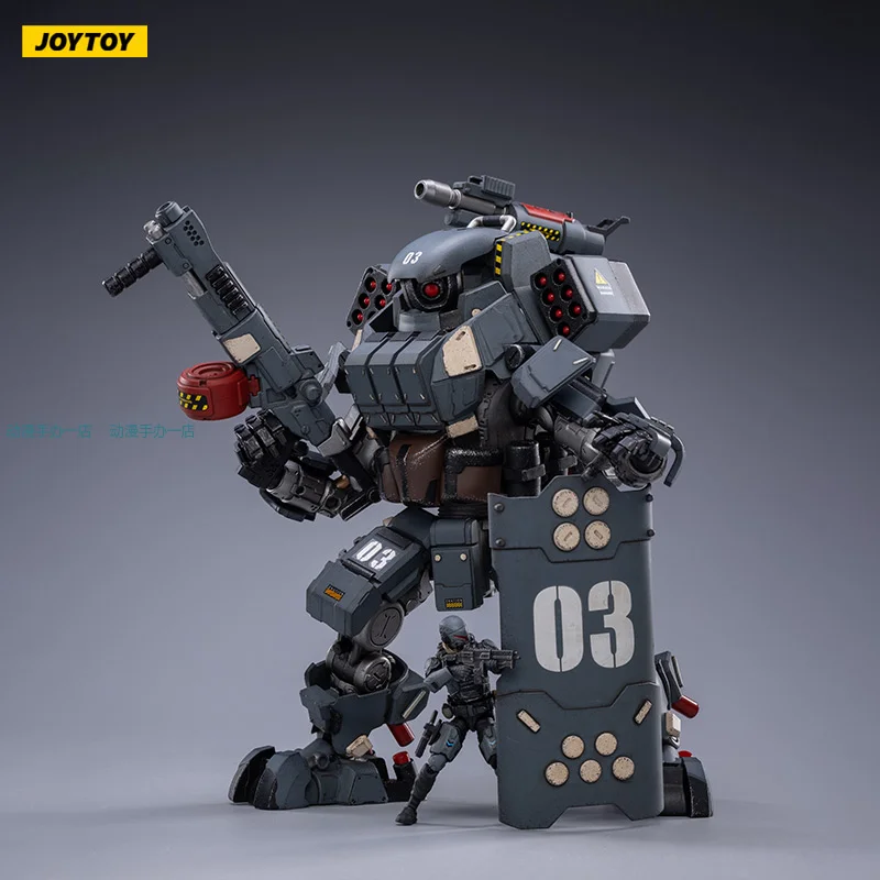 JOYTOY Source sombre acier os Mecha soldat homme mobile transformé jouets robot artefacts modèle en plastique jouets transporteur