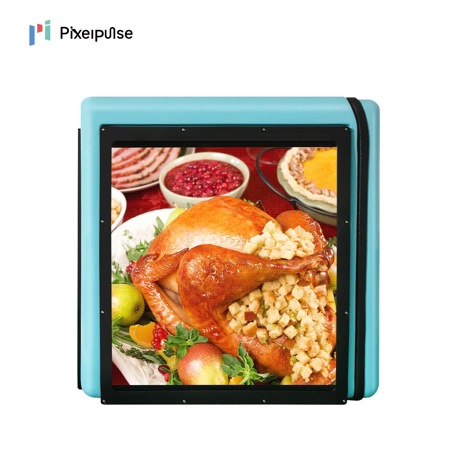 Pixelpulse Original Manufacturer Full Color Customized Color P2/P2.6/P3 Delivery Box for Bikes/Motorcycle Food Delivery Box LED