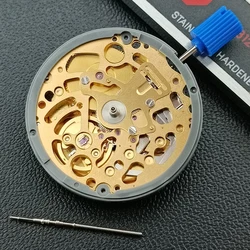 Golden hollowed out NH71A automatic mechanical movement replaces high-precision watch accessories with NH71 hollowed out watch