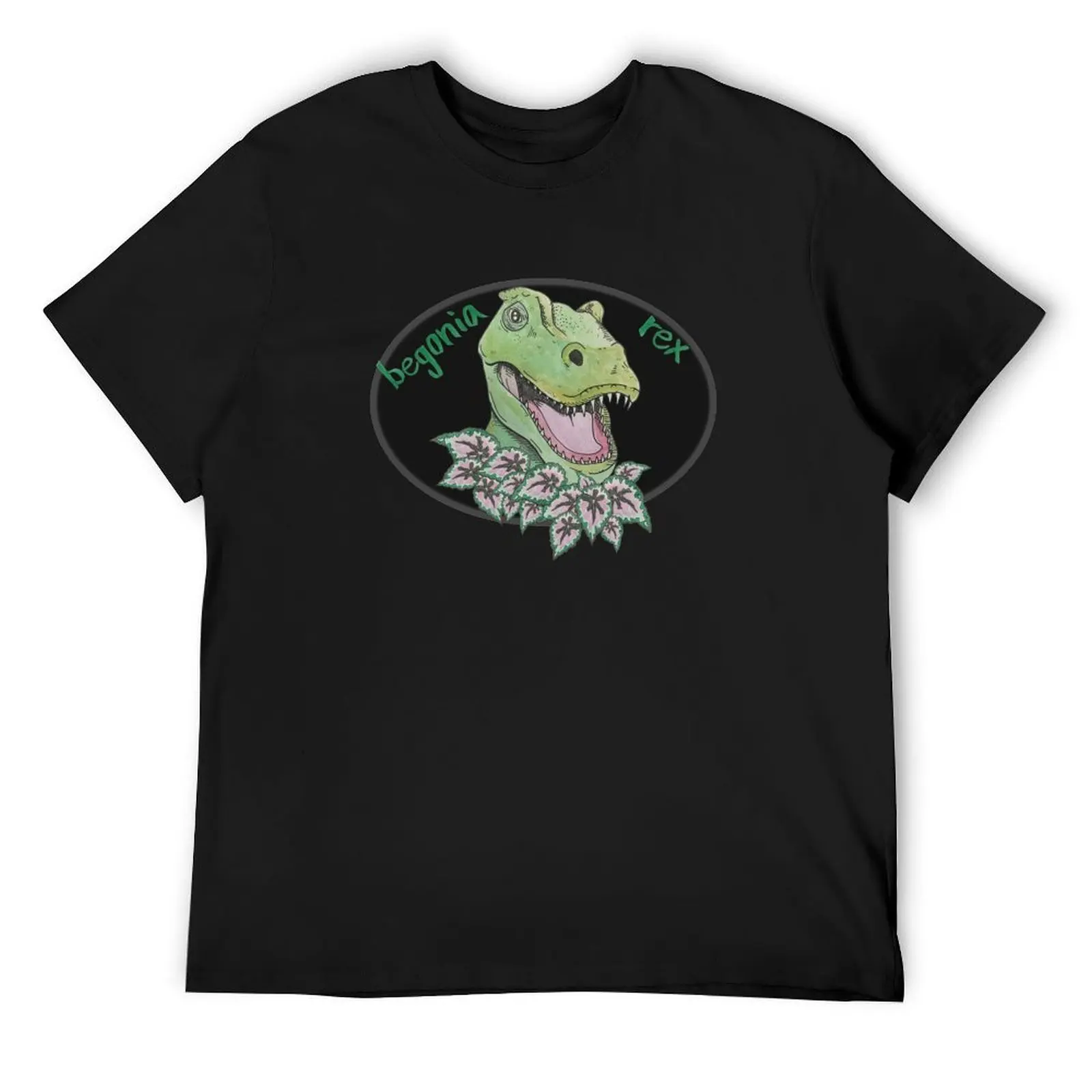 T rex begonia T-Shirt graphic tee shirt plus size clothes rapper graphic tees korean fashion mens plain t shirts