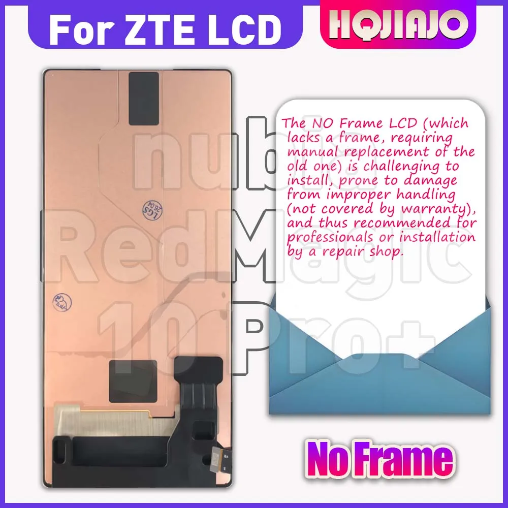 6.85'' AMOLED LCD Display For ZTE Nubia RedMagic 10 Pro+ NX789J Touch Screen Digitizer Assembly Replacement 10 Proplus repair