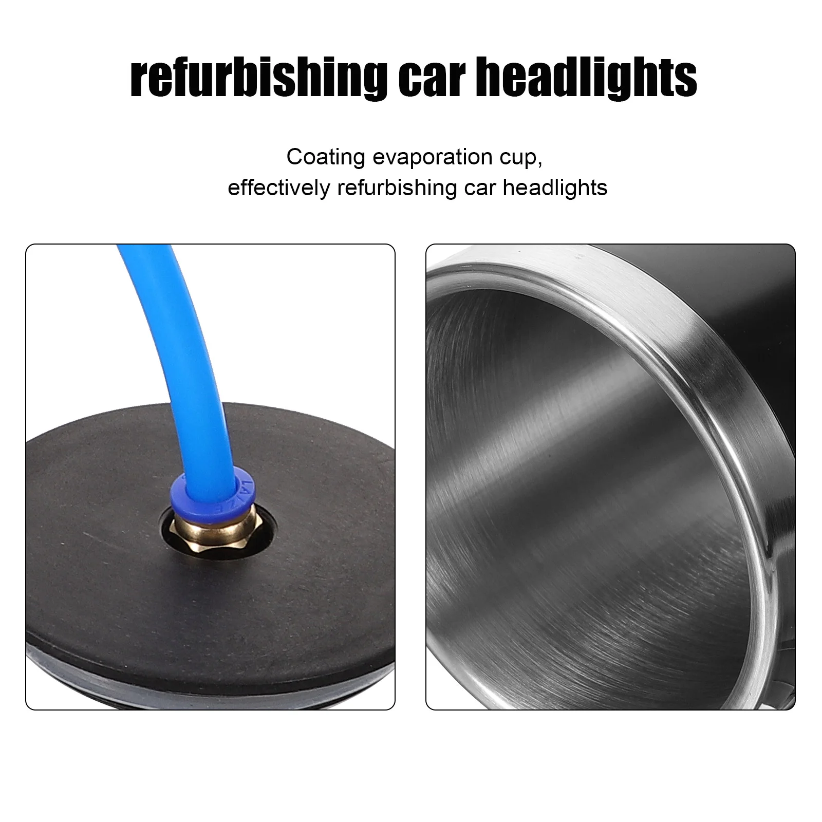 Car Headlight Fog Cup Atomizing Repair Tool Auto Renovation Restoration Lens Kit Polish Tint Film for Headlamp