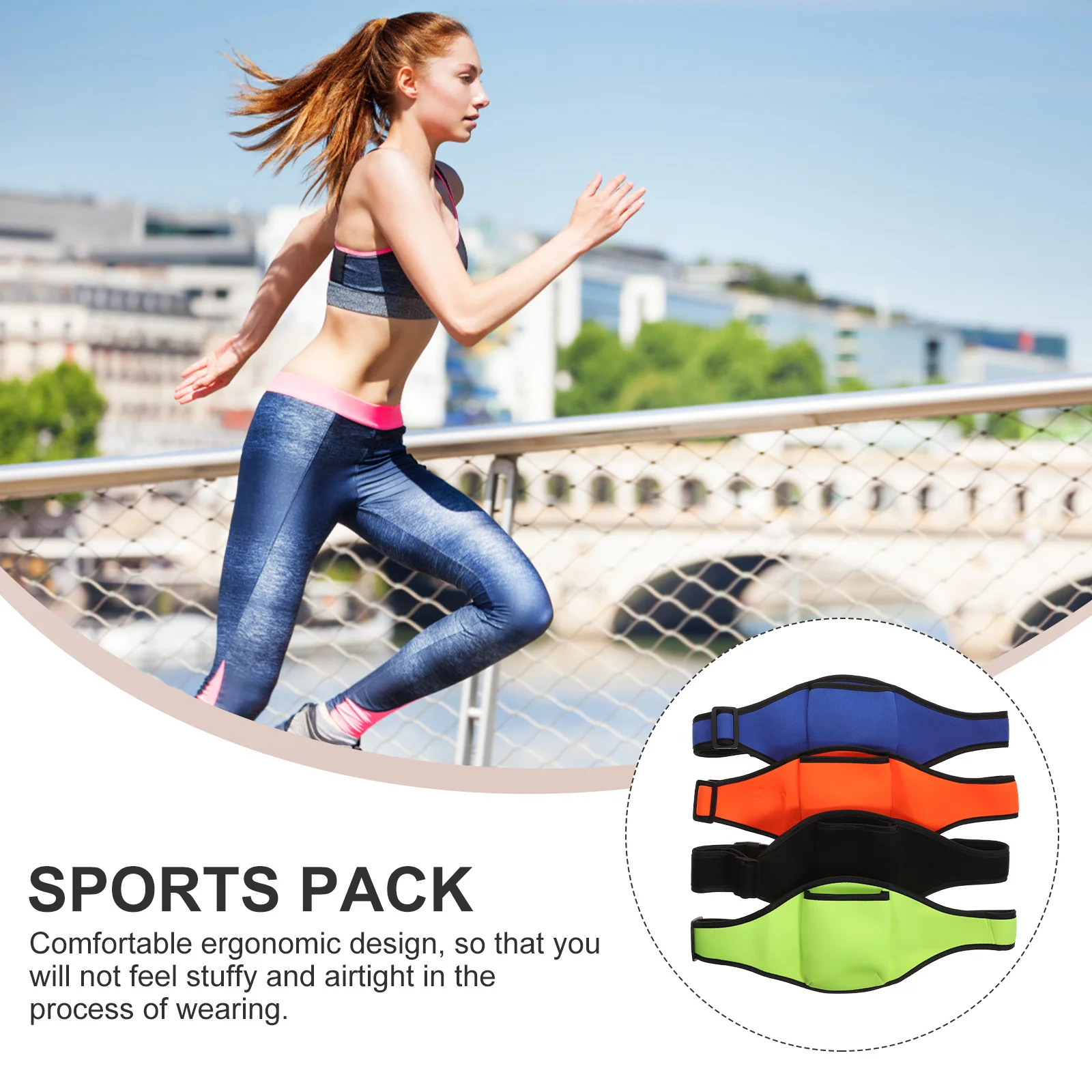 4Pcs Microphone Belt Pouches Premium Durable Mic Waist Belts for Fitness Instructors Yoga Cycling Stage Work Mic Waist Belts