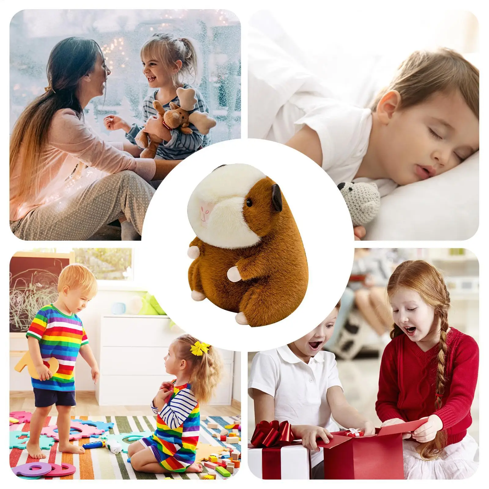 Hamster Stuffed Animal 11.8 Inch Cute Stuffed Animals Hamster Toys For Kids For Adults Boys Girls Children Christmas Birthday