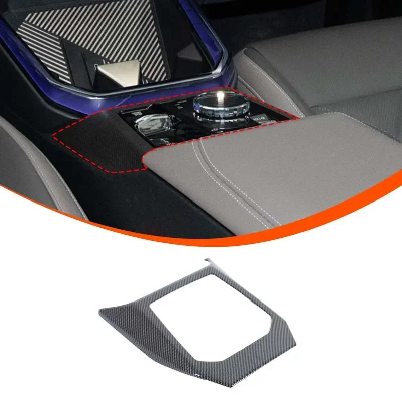 1Pcs ABS Carbon Fiber For BMW X3 G45 2025+ Car styling central control gear frame decoration sticker car interior accessories