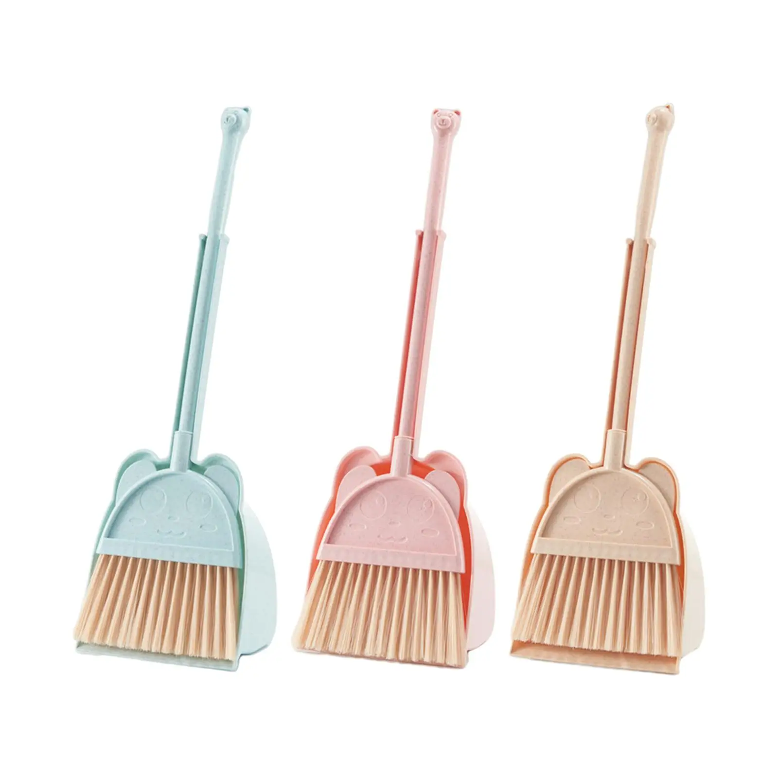 Mini Broom with Dustpan Pretend Play Toy Cleaning Toys Gift Mini Dustpan and