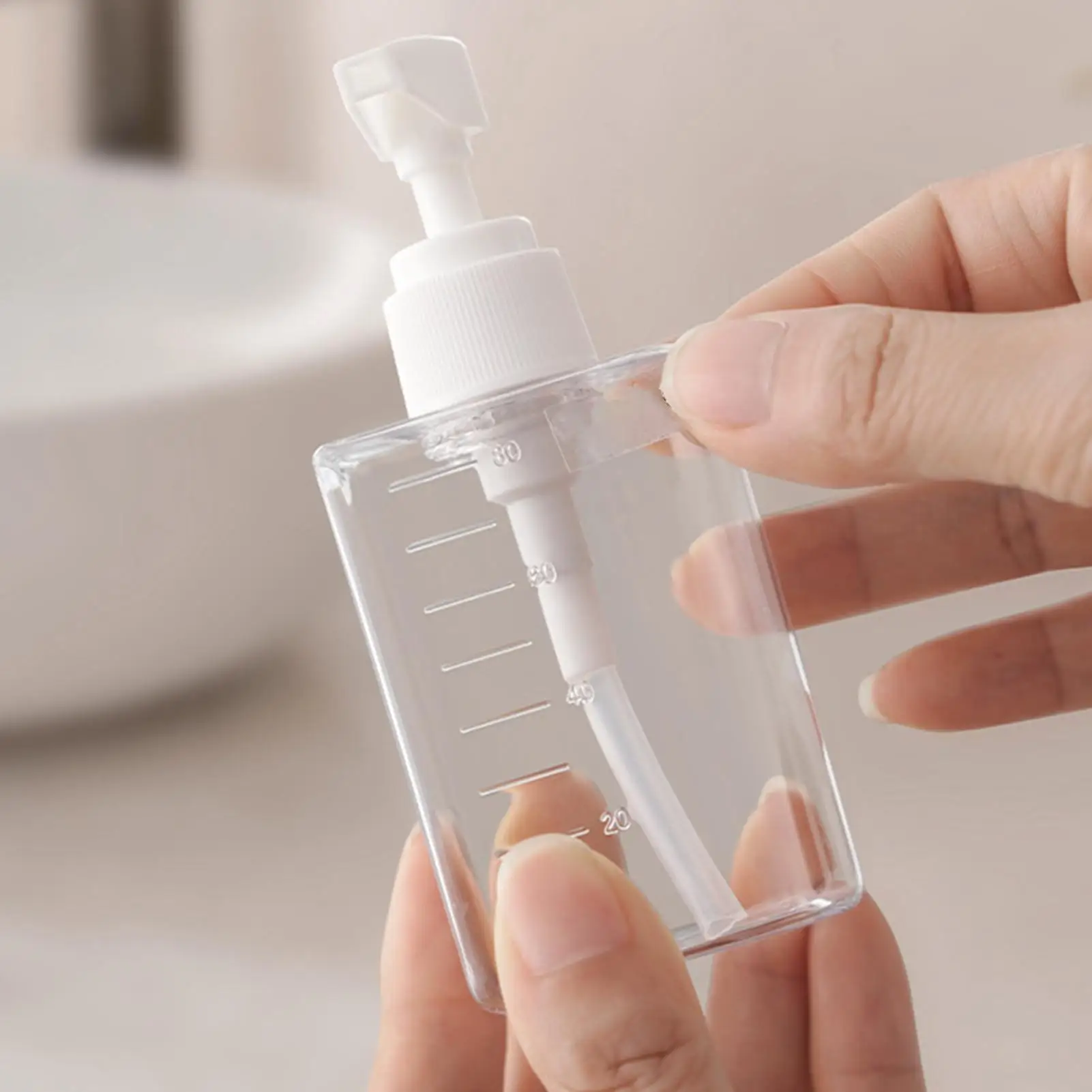 Travel Bottles For Toiletries 4 Pieces Leak-proof Empty Containers With Scales And Labels Travel Toiletries Containers For Wash