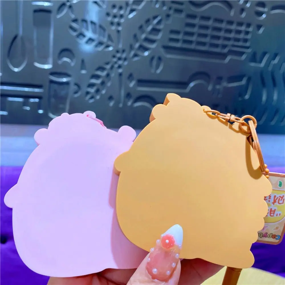 Capibara Tavolo da disegno magnetico Portachiavi Borsa fai da te Ornamento Mini portachiavi divertente in età prescolare con pendente giocattolo da disegno con penna magnetica
