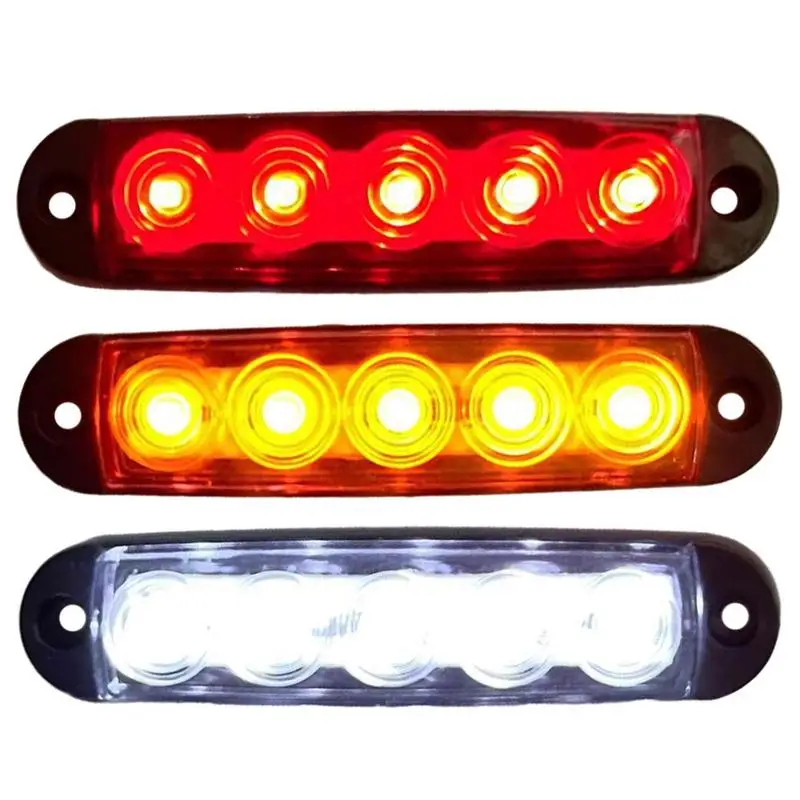 LED Truck Trailer Light Front Rear LED Side Marker Lights Caravan Sealed Indicators Clearance Lamp Turn Signal Stop Running