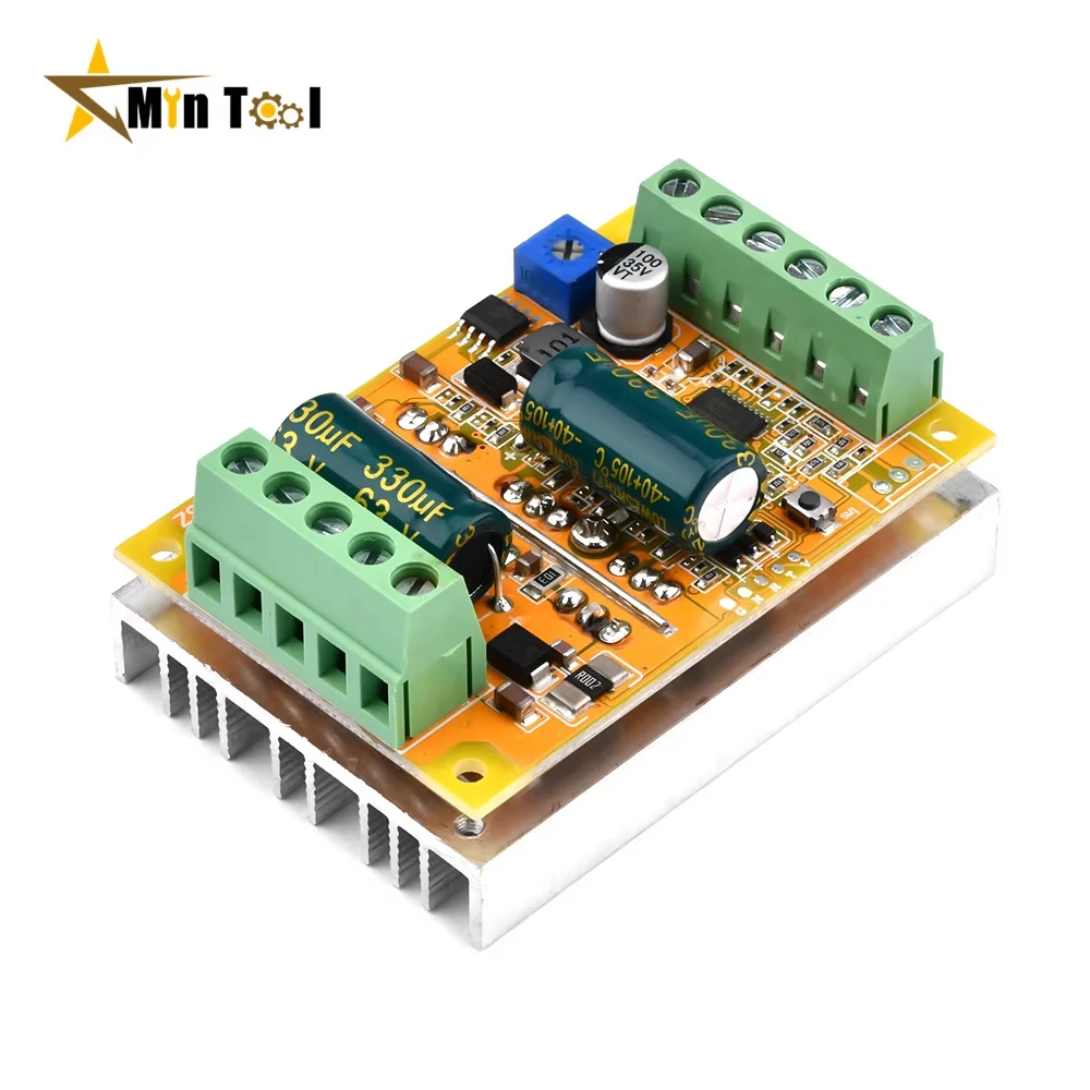 DC6.5-50V 380W BLDC Three Phase DC Brushless Motor Controller PWM Without Hall Sensor Hall Motor Control Driver Power Supply