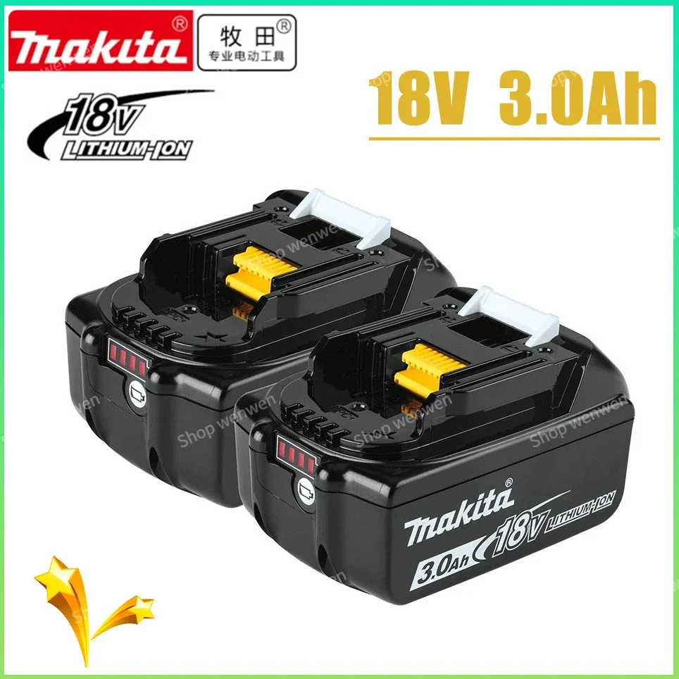 

Makita Original 18V 3.0AH 5.0AH 6.0AH Rechargeable Power Tools Battery with LED Li-ion Replacement LXT BL1860B BL1860 BL1850