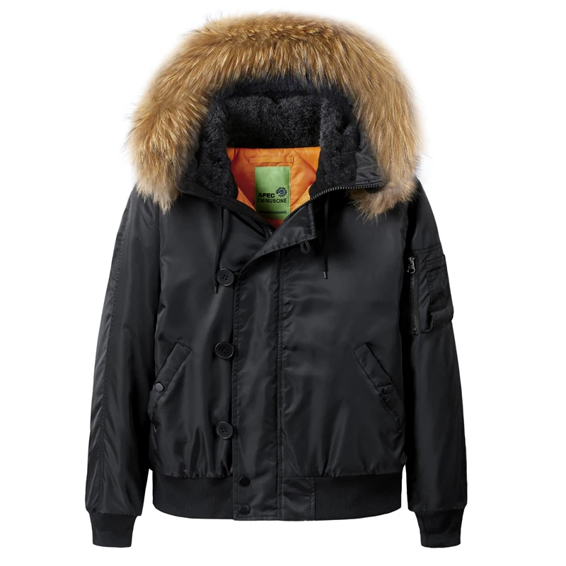 Military Fur Collar Hood Warm Tactical Bomber Winter Jackets Men Hooded Male Outwear Coats Windproof Flight Pilot Jackets S-2XL 13 S2531a568cc094b53bcb0769558507757r